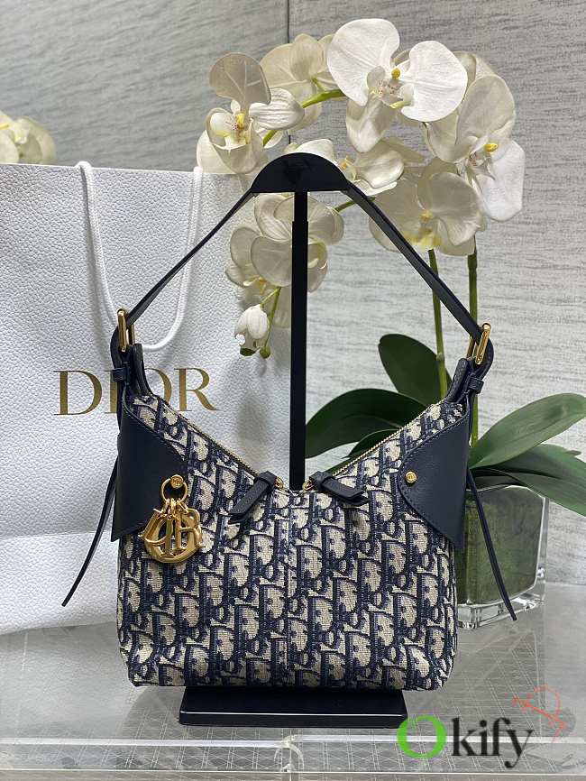 Okify Dior Voyage Small Bag Blue 23x15x9.5cm - 1