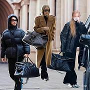 Okify YSL ES Giant Quilted Travel Bag Black 56x50x19cm - 1