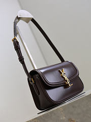 Okify YSL Solferino Box Bag Dark Brown 19x12x7.5cm - 4