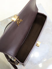 Okify YSL Solferino Box Medium Bag Dark Brown 24.5x15x8.5cm - 2