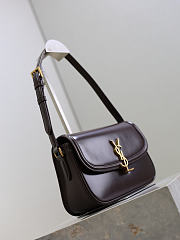 Okify YSL Solferino Box Medium Bag Dark Brown 24.5x15x8.5cm - 3