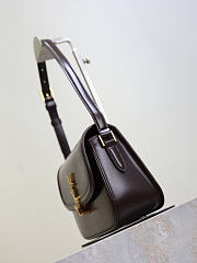 Okify YSL Solferino Box Medium Bag Dark Brown 24.5x15x8.5cm - 4