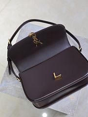 Okify YSL Solferino Box Medium Bag Dark Brown 24.5x15x8.5cm - 5