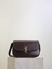 Okify YSL Solferino Box Large Bag Dark Brown 29x18x5cm - 1