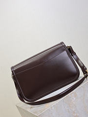 Okify YSL Solferino Box Large Bag Dark Brown 29x18x5cm - 5