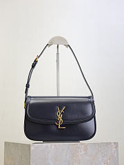 Okify YSL Solferino Box Medium Bag Dark Blue 24.5x15x8.5cm - 1