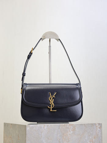 Okify YSL Solferino Box Medium Bag Dark Blue 24.5x15x8.5cm