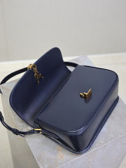 Okify YSL Solferino Box Medium Bag Dark Blue 24.5x15x8.5cm - 3