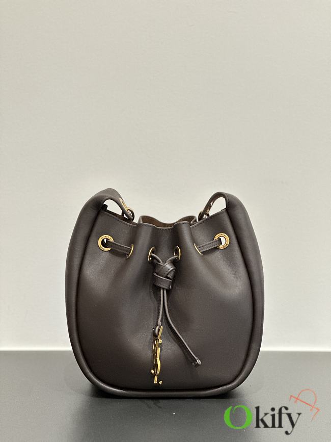 Okify YSL Cassandre Bucket Bag Brown 28x22x9cm - 1