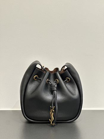 Okify YSL Cassandre Bucket Bag Black 28x22x9cm