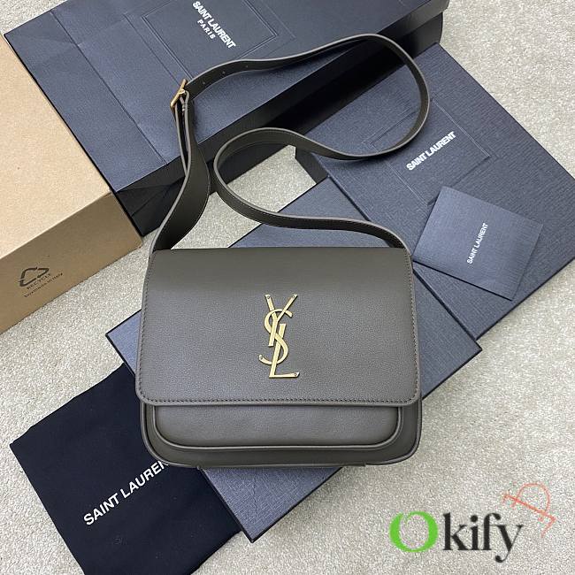 Okify YSL Niki Besace Bag Gray 21.5x16x8cm - 1
