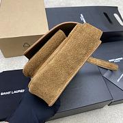 Okify YSL Niki Besace Bag Brown Suede 21.5x16x8cm - 4
