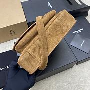 Okify YSL Niki Besace Bag Brown Suede 21.5x16x8cm - 3