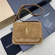Okify YSL Niki Besace Bag Brown Suede 21.5x16x8cm - 1