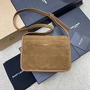 Okify YSL Niki Besace Bag Brown Suede 21.5x16x8cm - 2