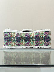 Okify CC Coco Neige 25/26 Tweed Flap Bag 33.5x21x11cm 27062 - 4