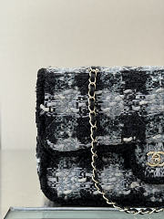 Okify CC Coco Neige 25/26 Tweed Flap Bag 33.5x21x11cm 27063 - 4