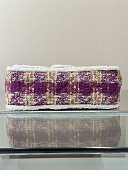 Okify CC Coco Neige 25/26 Tweed Flap Bag 33.5x21x11cm 27064 - 5