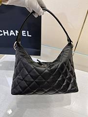 Okify CC 23B Hobo Bag Small Black 29.5x22.5x10cm - 4