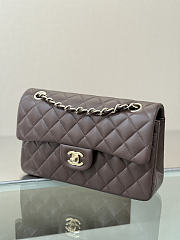 Okify CC Classic Flap Bag Dark Brown 23cm - 6