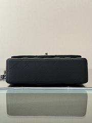 Okify CC Classic Flap Bag Black Lambskin Black Hardware 23cm - 2