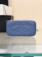 Okify CC 24A Vanity Bag Blue Caviar 19x12x4cm - 6