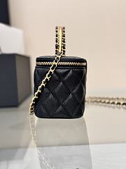 Okify CC 24A Vanity Bag Black Caviar 19x12x4cm - 4