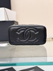 Okify CC 24A Vanity Bag Black Caviar 19x12x4cm - 3