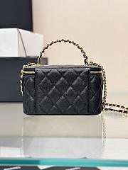 Okify CC 24A Vanity Bag Black Caviar 19x12x4cm - 2
