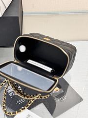 Okify CC 24A Vanity Bag Black Caviar 19x12x4cm - 5