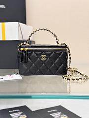 Okify CC 24A Vanity Bag Black Caviar 19x12x4cm - 1