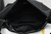 Okify CC 26C Hobo Small Bag Black Calfskin 32x24x12cm - 6