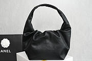 Okify CC 26C Hobo Small Bag Black Calfskin 32x24x12cm - 3