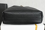 Okify CC 26C Hobo Large Bag Black Calfskin 49x39x11cm - 3
