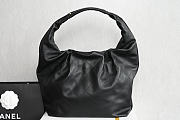 Okify CC 26C Hobo Large Bag Black Calfskin 49x39x11cm - 2