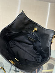 Okify CC 26C Small Tote Bag Black Calfskin 11x7.9x2.7cm - 5