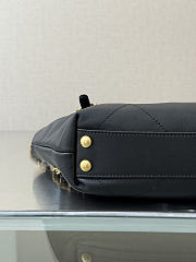 Okify CC 26C Small Tote Bag Black Calfskin 11x7.9x2.7cm - 3