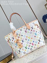 Okify Louis Vuitton x TM Neverfull MM Bag M27787 32x29x17cm - 1