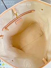 Okify Louis Vuitton x TM Neverfull MM Bag M27787 32x29x17cm - 5