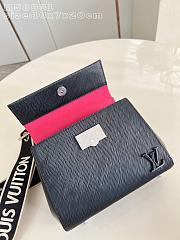 Okify Louis Vuitton Cluny Bag Black Epi 20x16x7cm - 3