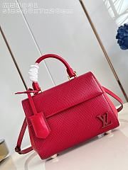 Okify Louis Vuitton Cluny Bag Red Epi M58931 20x16x7cm - 1