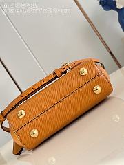 Okify Louis Vuitton Cluny Bag Brown Caramel Epi 20x16x7cm - 3