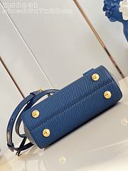 Okify Louis Vuitton Cluny Bag Dark Blue Epi 20x16x7cm - 5