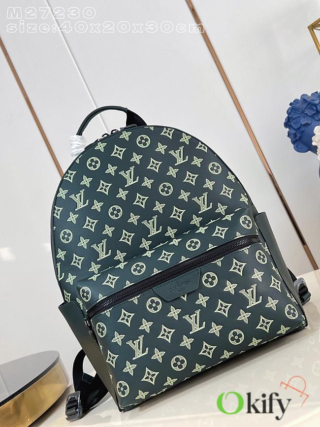 Okify Louis Vuitton Discovery PM Backpack Dark Green M27230 40x30x20cm - 1