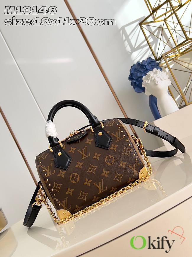 Okify Louis Vuitton Speedy Trunk 20 Bag M13146 20x16x11cm  - 1
