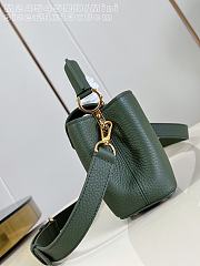 Okify Louis Vuitton Capucines Mini Bag Dark Green M24545 21x13x8cm - 3