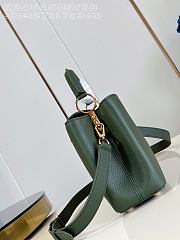 Okify Louis Vuitton Capucines BB Bag Dark Green M24545 27x17x9cm - 6