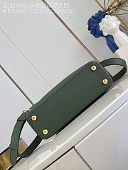 Okify Louis Vuitton Capucines BB Bag Dark Green M24545 27x17x9cm - 2