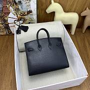 Okify Hermes Birkin 20 Bag Black Badge Beaded Embroidery 27100 - 3