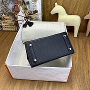 Okify Hermes Birkin 20 Bag Black Badge Beaded Embroidery 27100 - 6